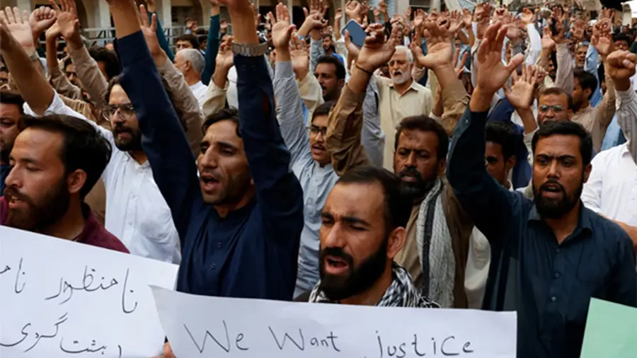pakistan_karachi municipal corporation_labour protest