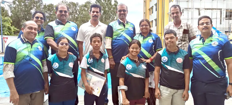 ദേശീയ പാരാ സ്വിമ്മിങ് ചാമ്പ്യൻഷിപ്പിൽ മെഡൽ നേടിയ കേരള താരങ്ങൾ