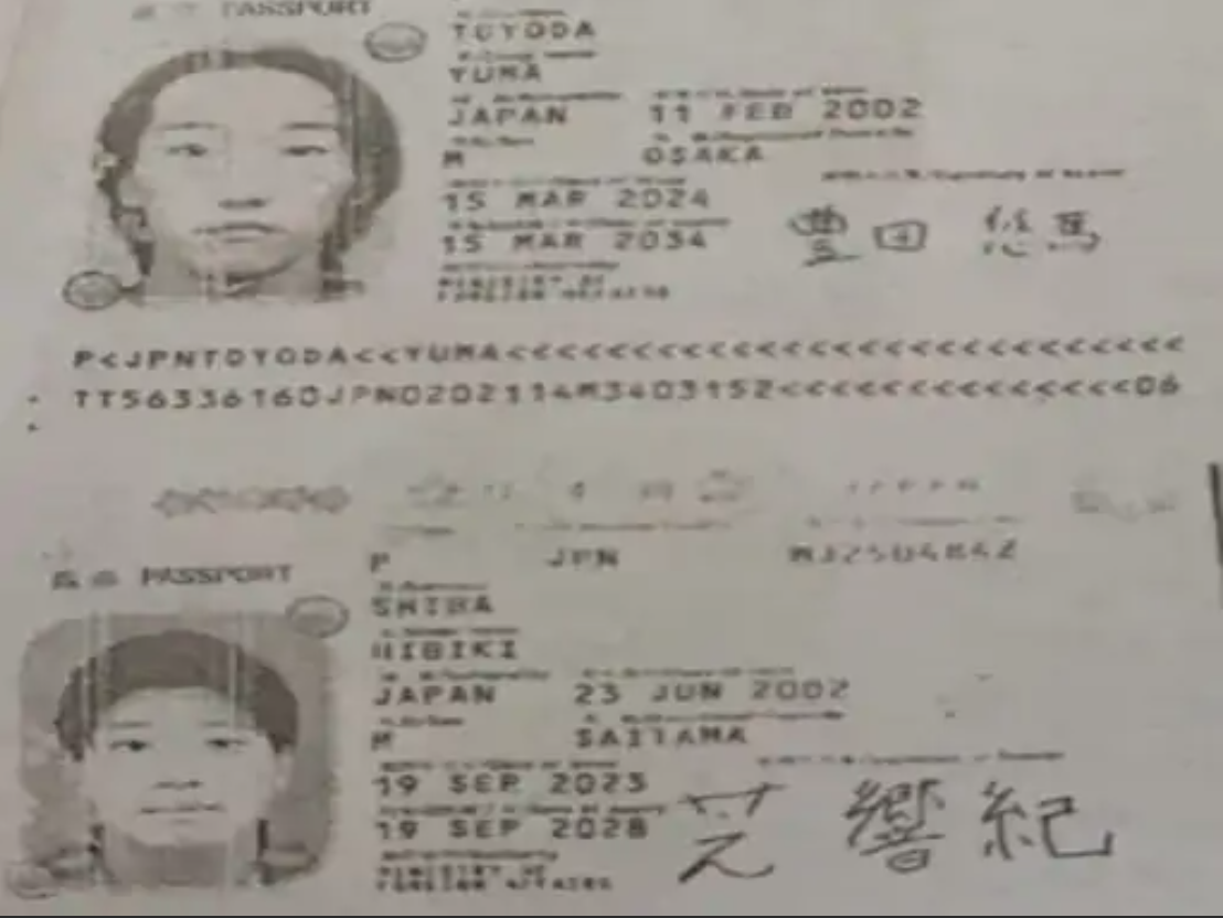 Japanese missing