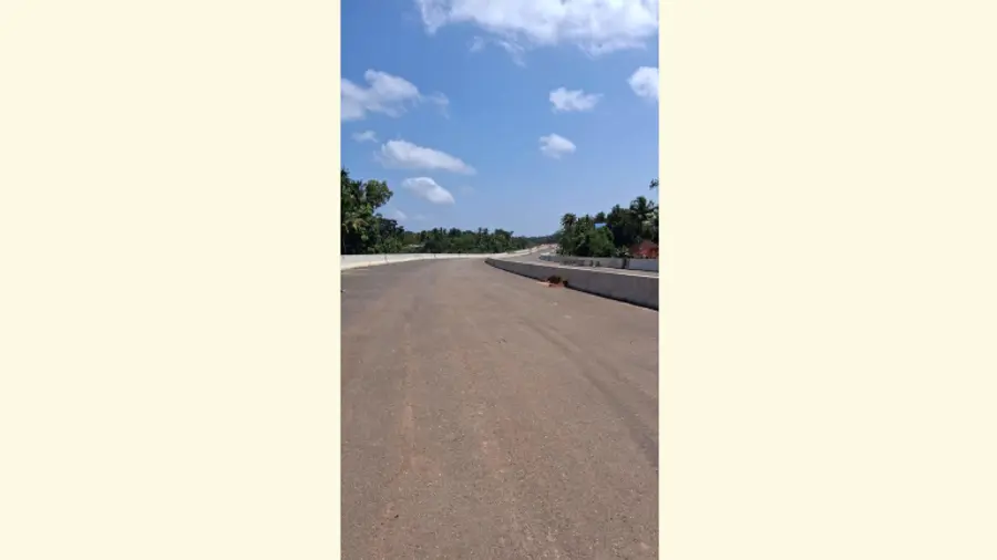 നിർമാണം പുരോഗമിക്കുന്ന ആറ്റിങ്ങൽ ബൈപാസ്   