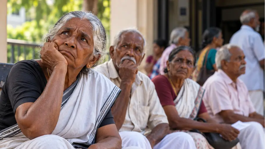 pension sad old