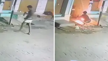 petrol bomb attack
