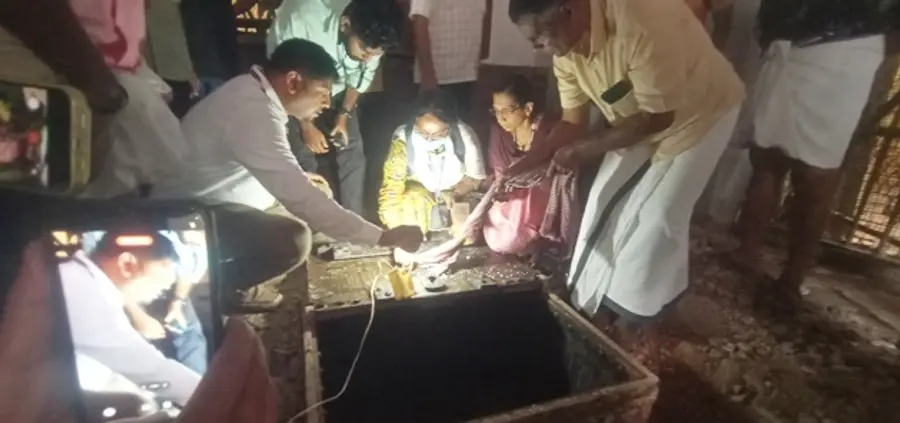 An empty iron box was discovered in the basement of the Vadakara Sub-Treasury, which was established during the British rule.