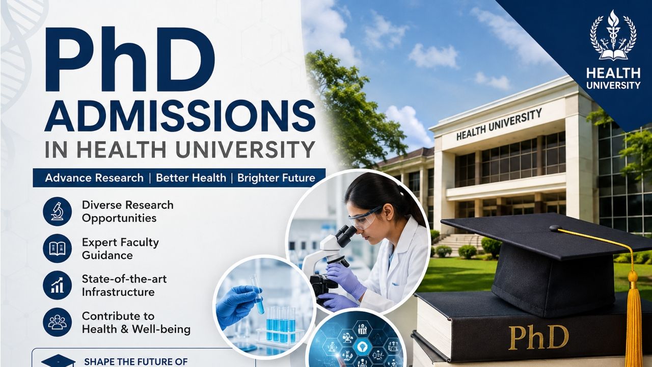 phd admission health