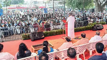 Pinarayi Vijayan ldf rally