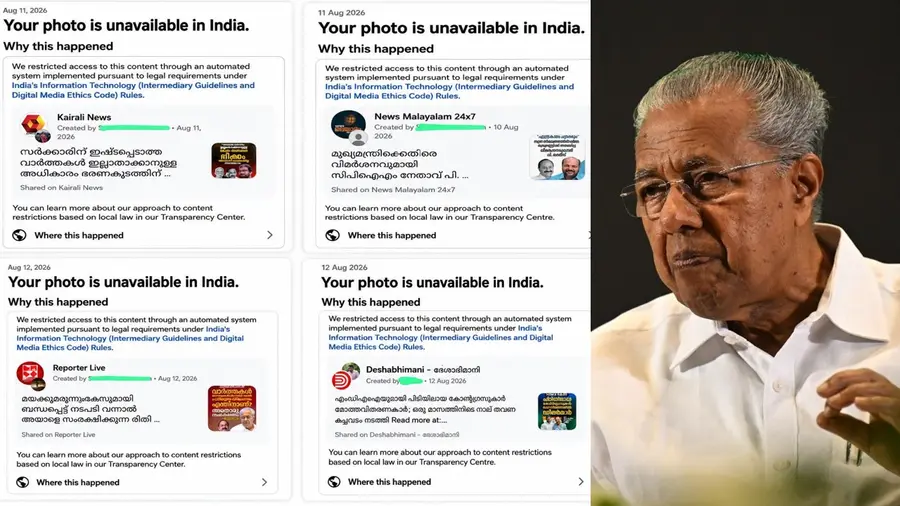 pinarayi vijayan social media censorship