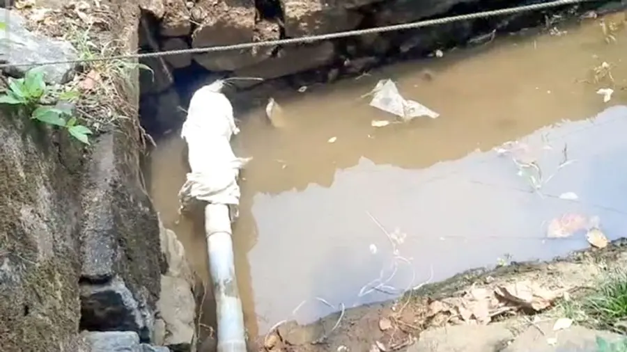 water pipe damage