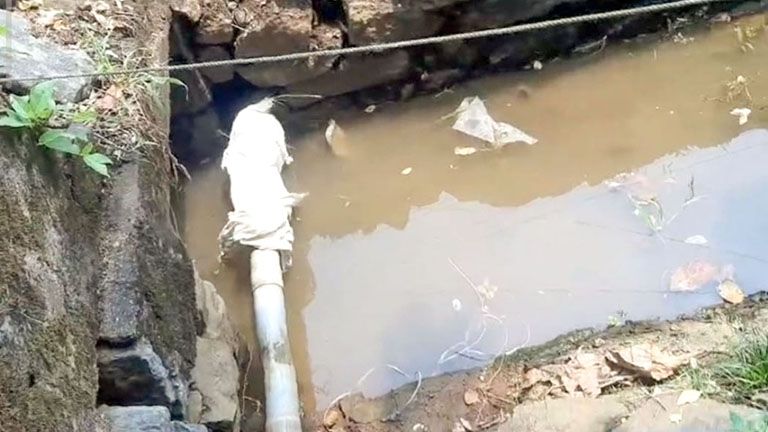 water pipe damage