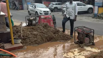 Drinking water supply disrupted.