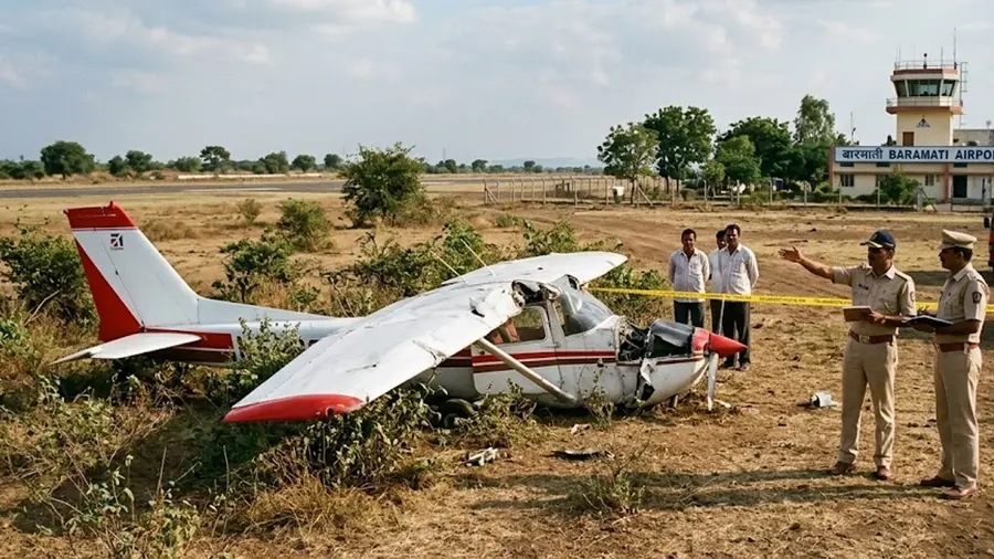plane crash pune