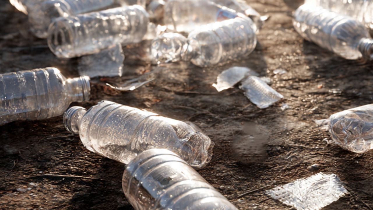 plastic bottles