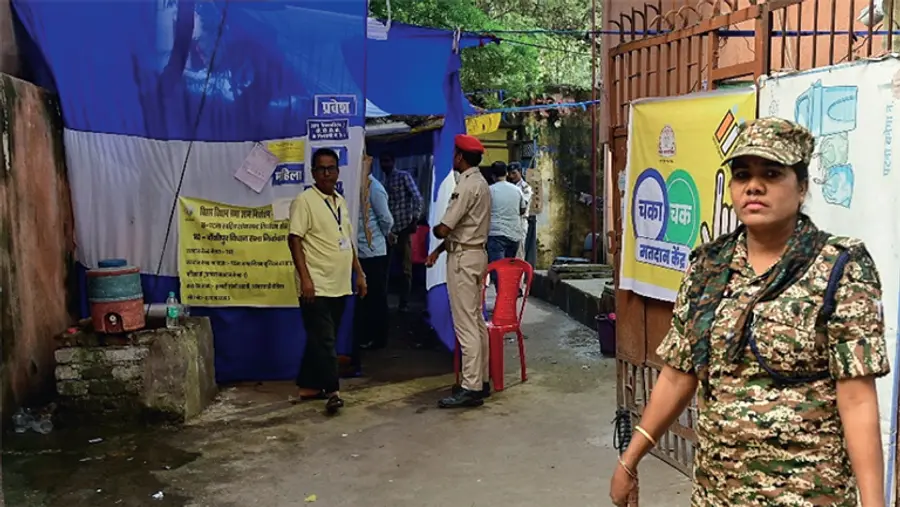BiharAssembly Election polling booth in pathetic condition