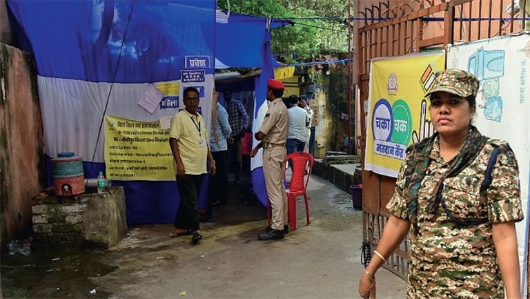 BiharAssembly Election polling booth in pathetic condition