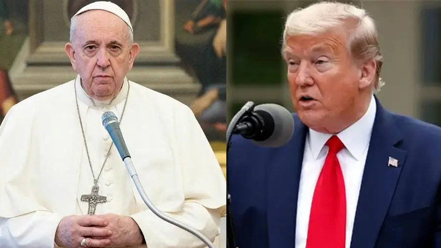 pope francis donald trump