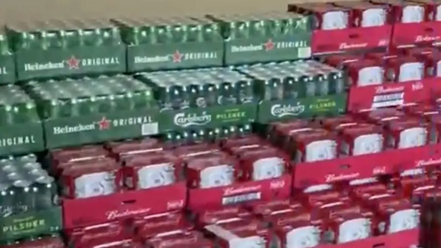 pork and liquor seized in sohar
