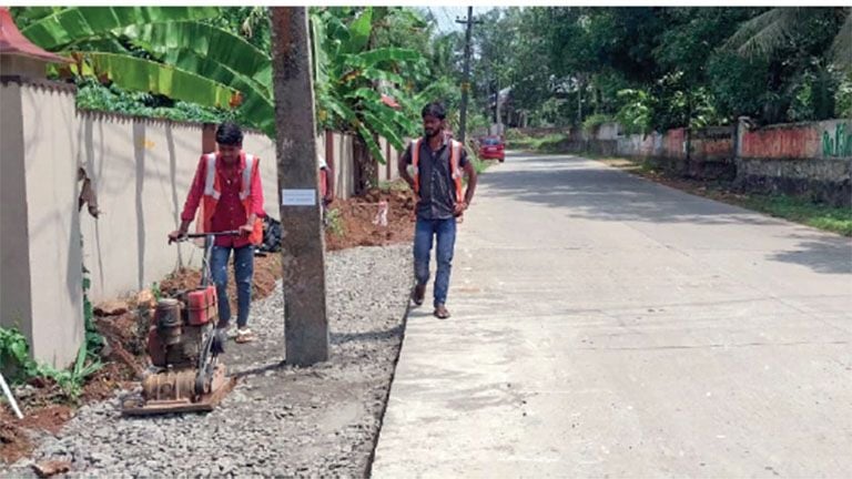 Road renovation