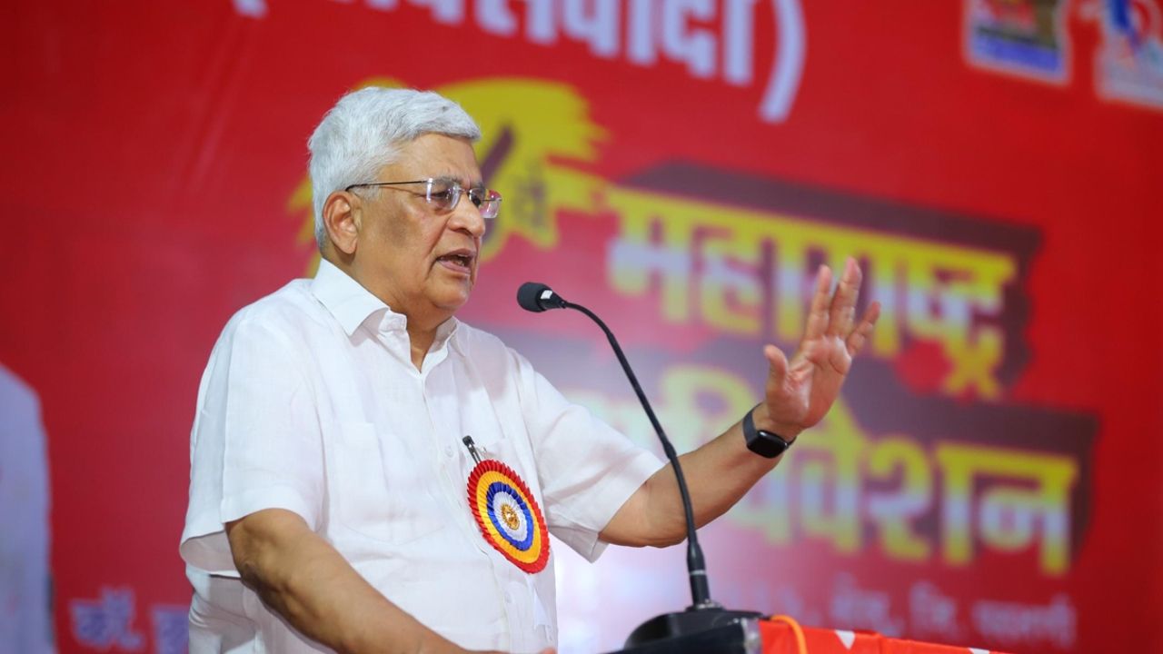 prakash karat maharashtra state conference.