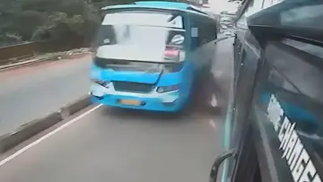 private bus accident