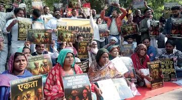 Labour Code protest in delhi