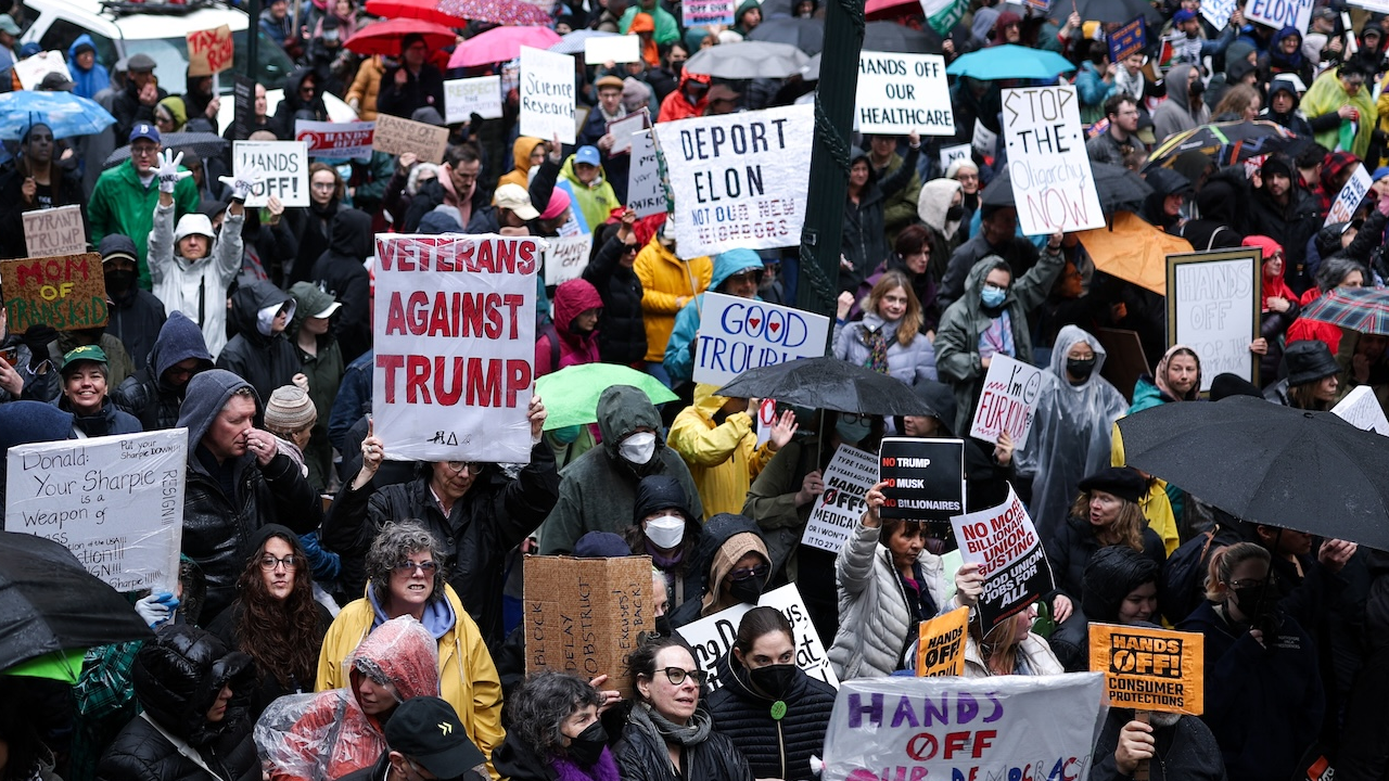 protest against trump