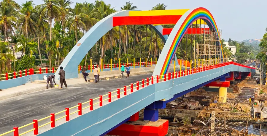 20 ന് ഉദ്ഘാടനം ചെയ്യുന്ന പുതിയ പാലത്തെ പുതിയ പാലം