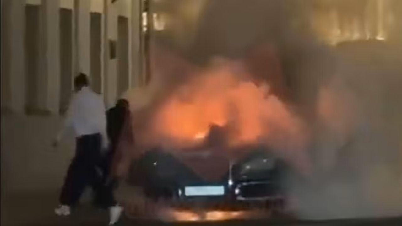 putin car fire