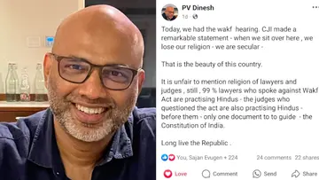 pv dinesh fb post