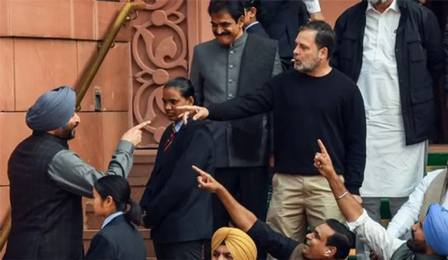 ravneet singh bittu rahul gandhi clash