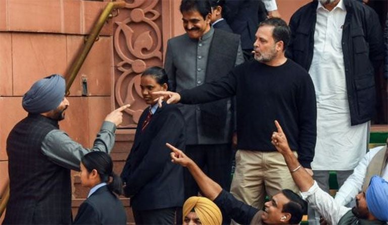 ravneet singh bittu rahul gandhi clash