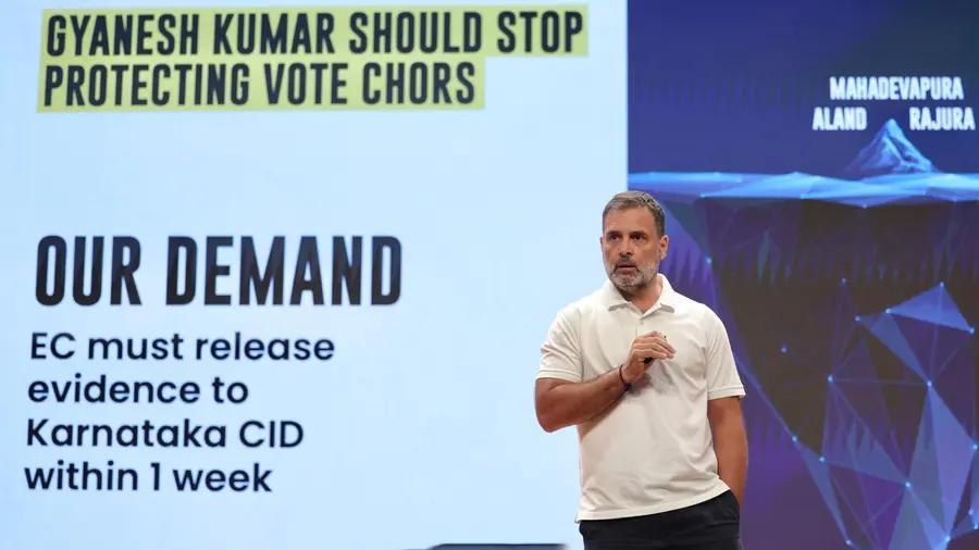 rahul gandhi vote chori