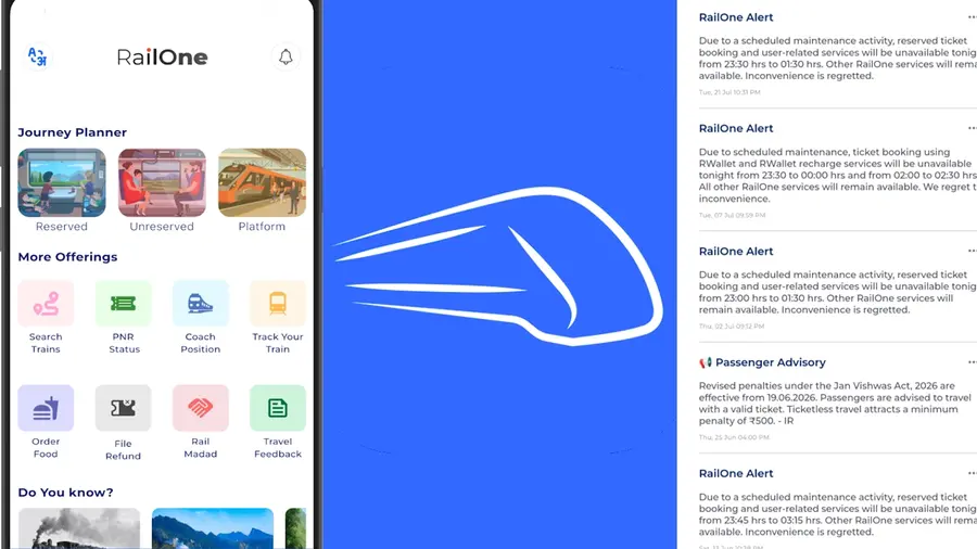 rail one app