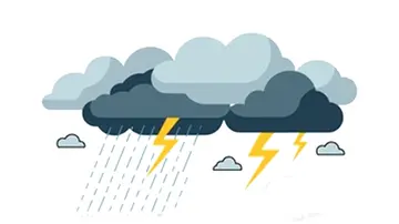 heavy rain