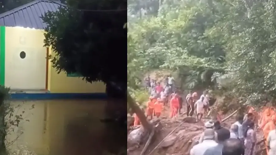 rain land slide
