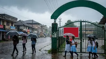 rain school holiday students