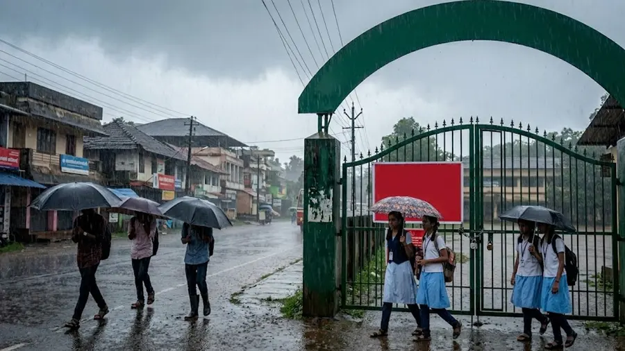 rain school holiday students