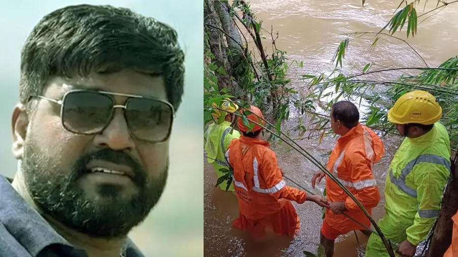 കാര്യങ്കോട് പുഴയിൽ ഒഴുക്കിൽപെട്ട ആർ രാജേഷിനായി അഗ്നിരക്ഷാസേന തിരച്ചിൽ നടത്തുന്നു ​