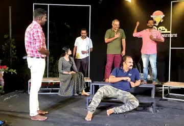  രാവണപുത്രി നാടക റിഹേഴ്സലിൽ നിന്ന്
