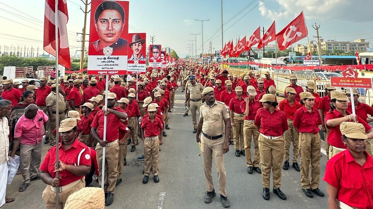 red volunteer