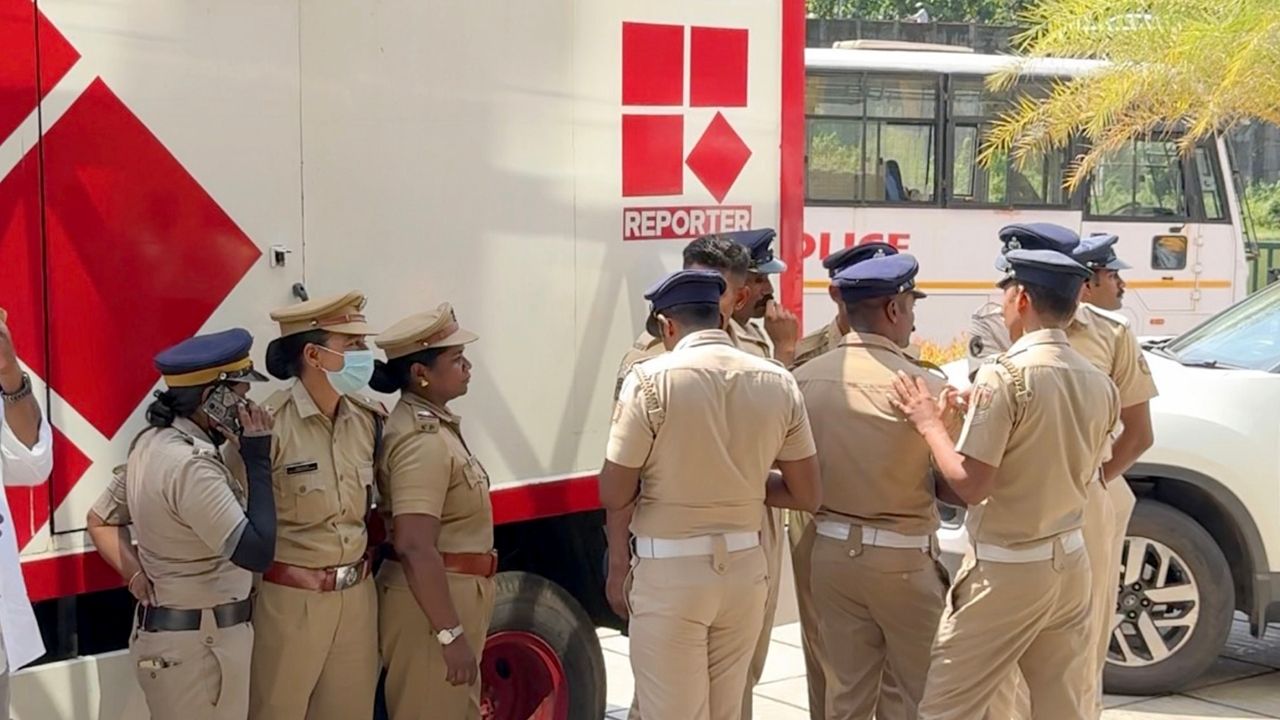 reporter police raid