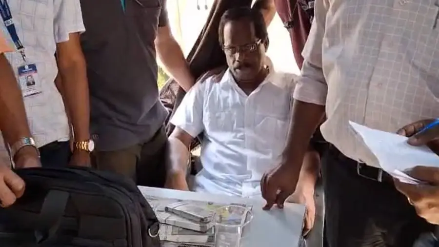 retired teacher bribe case