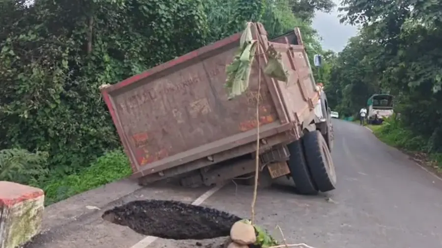 Road Collapsed