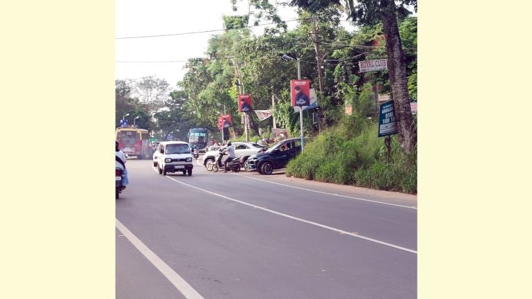  Dangerous curve poses a threat to vehicles