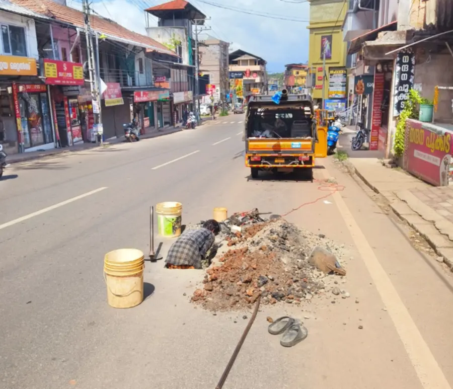 KNG Road was flooded three times by the Water Authority in two weeks