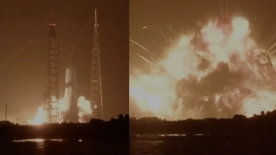 rocket exposion