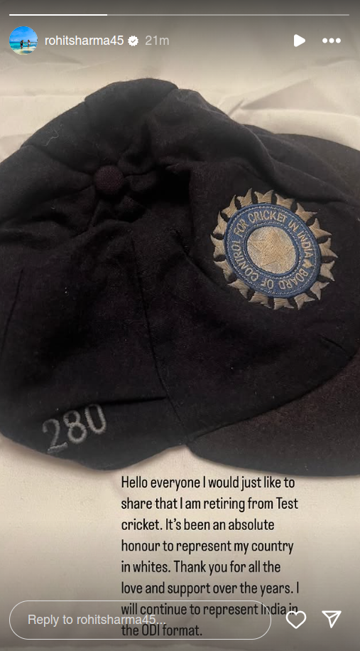 rohit retirement