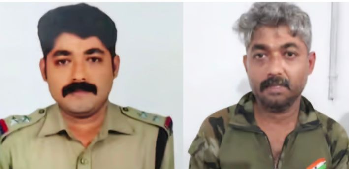 പ്രതി റോജിത്ത്,   തിരിച്ചറിയൽ  കാർഡിനായി നിർമിച്ച ഫോട്ടോ