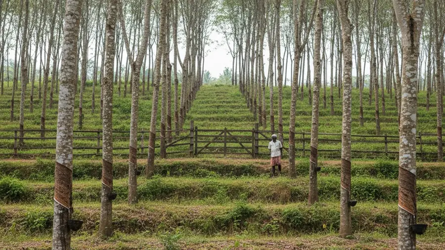 rubber land