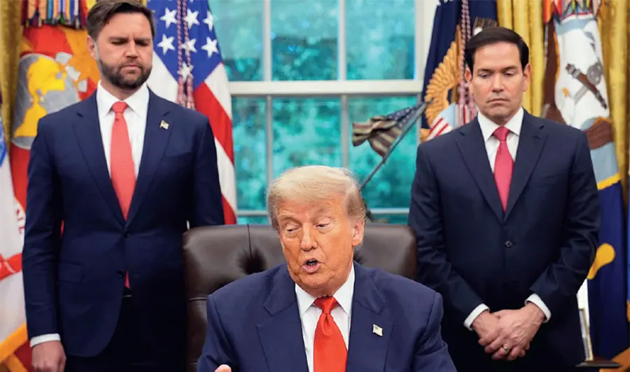 j d vance Marco Rubio clash