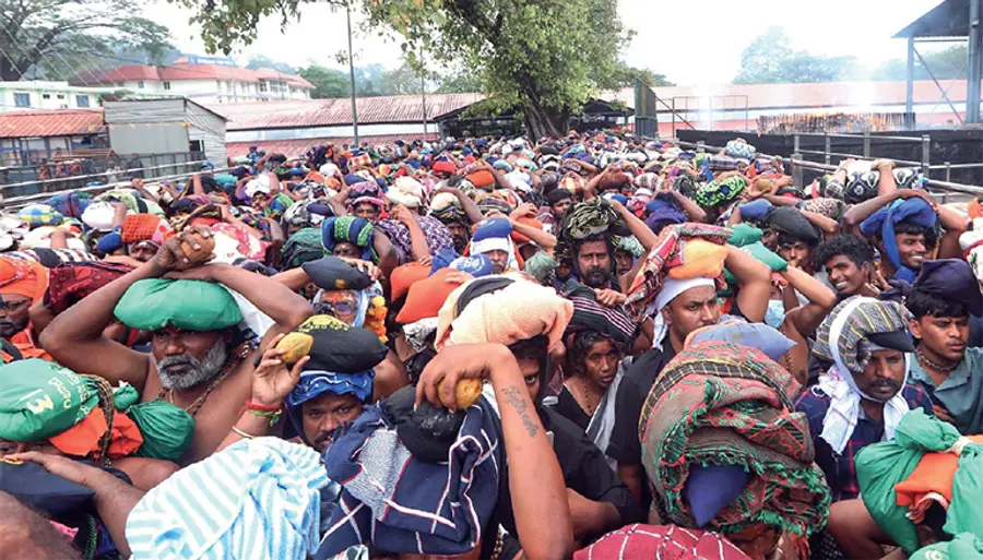 sabarimala crowd