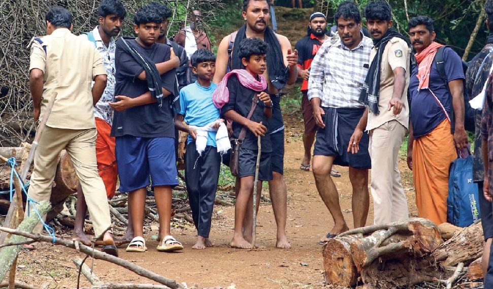 sabarimala traditional path